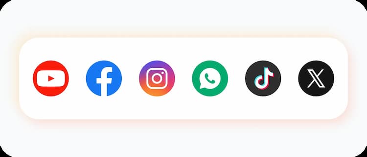 Snaptube suporte para mais de 100 plataformas